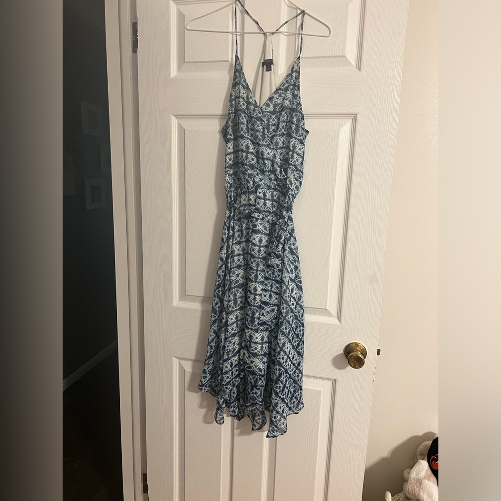 Banana republic chiffon wrap dress with lining